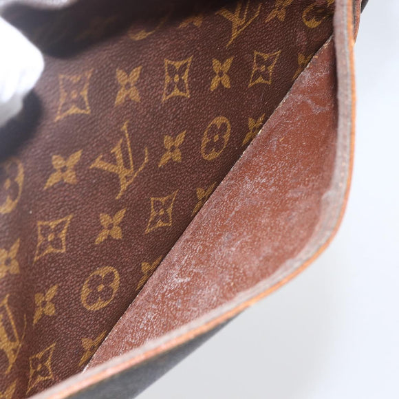 LOUIS VUITTON Monogram Compiegne 28 Clutch Bag M51845 LV Auth 157660