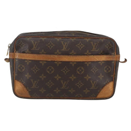 LOUIS VUITTON Monogram Compiegne 28 Clutch Bag M51845 LV Auth 157660 - 0