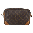 LOUIS VUITTON Monogram Compiegne 28 Clutch Bag M51845 LV Auth 157660-3