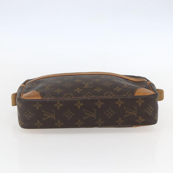 LOUIS VUITTON Monogram Compiegne 28 Clutch Bag M51845 LV Auth 157660