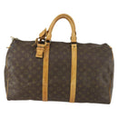 LOUIS VUITTON Monogram Keepall 50 Boston Tasche M41426 LV Auth 157661-13