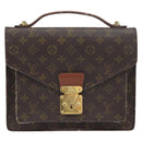 LOUIS VUITTON Monogram Monceau 28 Hand Bag M51185 LV Auth 157663-13