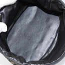 FENDI Zucca Canvas Vanity Bag Black Brown Auth 157664-11