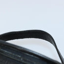 FENDI Zucca Canvas Vanity Bag Black Brown Auth 157664-8