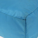 PRADA Boston Bag Nylon Blue Silver Auth 157666-12