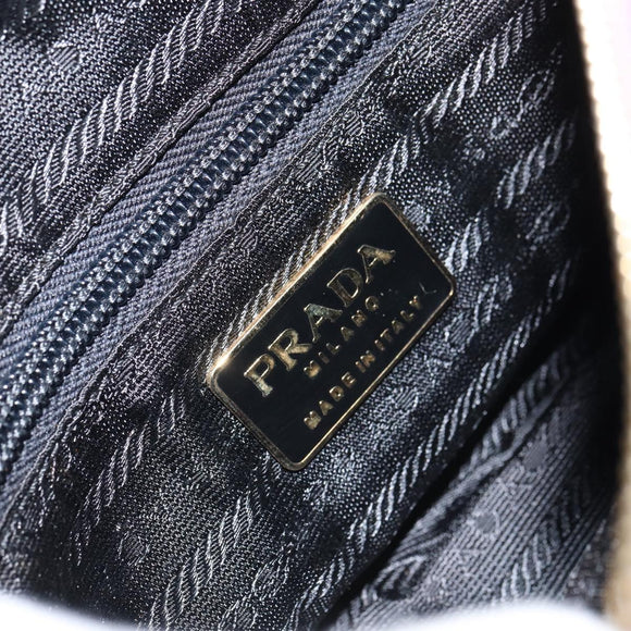 PRADA Chain Shoulder Bag Nylon Purple Gold Auth 157669