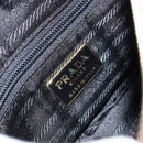 PRADA Ketten-Umhängetasche Nylon Lila Gold Authentisch 157669-18