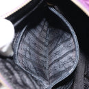PRADA Ketten-Umhängetasche Nylon Lila Gold Authentisch 157669-22