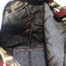 FENDI Zucca Canvas Hand Bag Black Brown Auth 157672-18