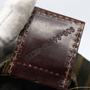 FENDI Zucca Canvas Hand Bag Black Brown Auth 157672-12