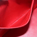 LOUIS VUITTON Monogram Vernis Houston Hand Bag Rouge M91092 LV Auth 157674-22