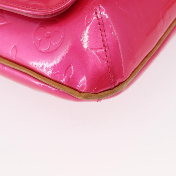 LOUIS VUITTON Vernis Thompson Street Bag Fuchsia Pink M91215 LV Auth 157675SAV