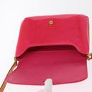 LOUIS VUITTON Vernis Thompson Street Bag Fuchsia Pink M91215 LV Auth 157675SAV-17