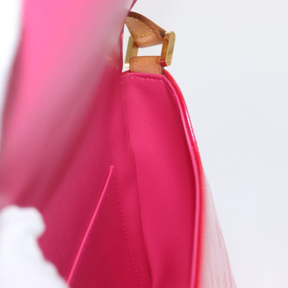 LOUIS VUITTON Vernis Thompson Street Bag Fuchsia Pink M91215 LV Auth 157675SAV