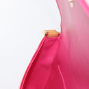 LOUIS VUITTON Vernis Thompson Street Bag Fuchsia Pink M91215 LV Auth 157675SAV-20
