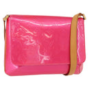 LOUIS VUITTON Vernis Thompson Street Bag Fuchsia Pink M91215 LV Auth 157675SAV-1