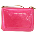 LOUIS VUITTON Vernis Thompson Street Bag Fuchsia Pink M91215 LV Auth 157675SAV-2