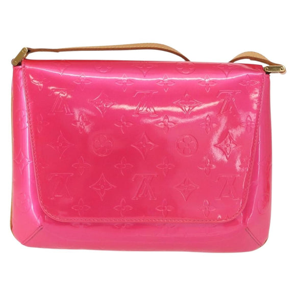 LOUIS VUITTON Vernis Thompson Street Bag Fuchsia Pink M91215 LV Auth 157675SAV