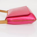 LOUIS VUITTON Vernis Thompson Street Bag Fuchsia Pink M91215 LV Auth 157675SAV-4