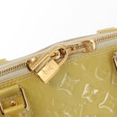 LOUIS VUITTON Monogram Vernis Alma PM Hand Bag Broncorail M91445 LV Auth 157676-18