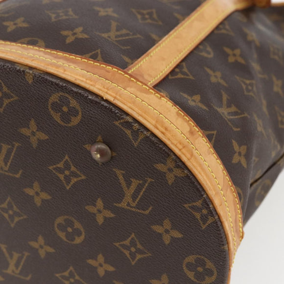 LOUIS VUITTON Monogram Bucket GM Shoulder Bag M42236 LV Auth 157677