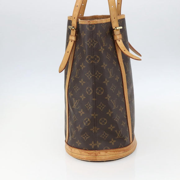 LOUIS VUITTON Monogram Bucket GM Shoulder Bag M42236 LV Auth 157677
