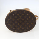 LOUIS VUITTON Monogram Bucket GM Shoulder Bag M42236 LV Auth 157677-5