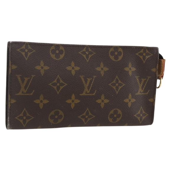 LOUIS VUITTON Monogram Bucket GM Accessory Pouch LV Auth 157678