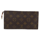 LOUIS VUITTON Monogram Bucket GM Accessory Pouch LV Auth 157678-2