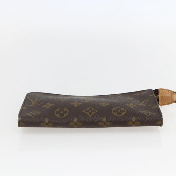 LOUIS VUITTON Monogram Bucket GM Accessory Pouch LV Auth 157678