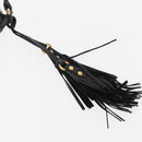 PRADA Shoulder Bag Nylon Black Gold Auth 157682V-14