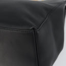 Salvatore Ferragamo Gancini Hand Bag Leather 2way Black Gold Auth 157683-11