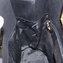 Salvatore Ferragamo Gancini Hand Bag Leather 2way Black Gold Auth 157683-19