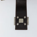 FENDI Zucca Canvas Mamma Baguette Tote Bag Brown Black Auth 157686-18