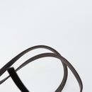 FENDI Zucca Canvas Mamma Baguette Tote Bag Brown Black Auth 157686-8