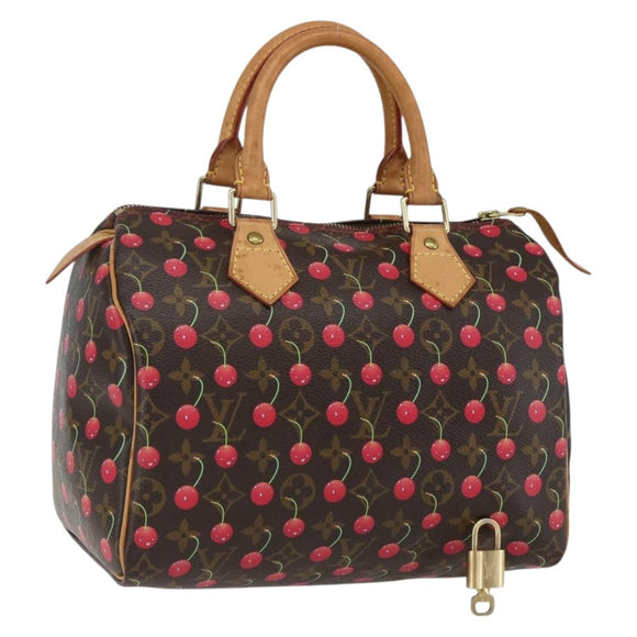 LOUIS VUITTON Monogram Cherry Speedy 25 Hand Bag M95009 LV Auth 157689SAV