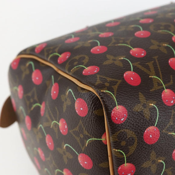 LOUIS VUITTON Monogram Cherry Speedy 25 Hand Bag M95009 LV Auth 157689SAV