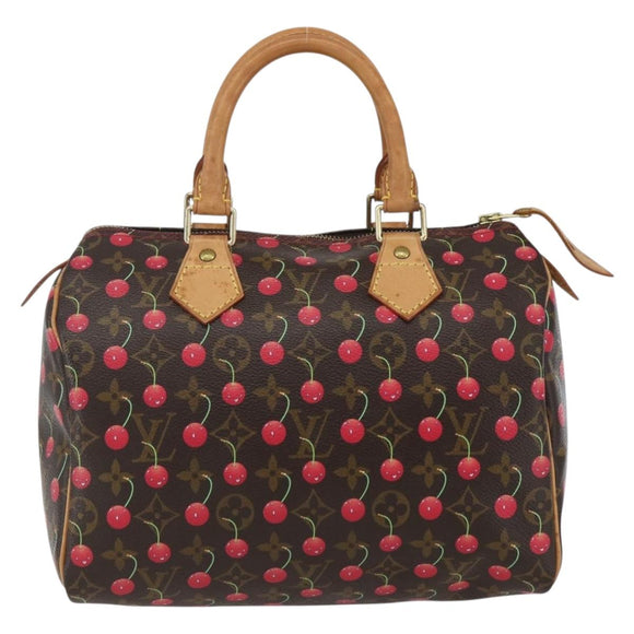 LOUIS VUITTON Monogram Cherry Speedy 25 Hand Bag M95009 LV Auth 157689SAV