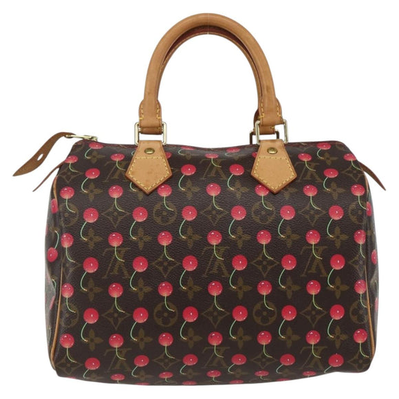 LOUIS VUITTON Monogram Cherry Speedy 25 Hand Bag M95009 LV Auth 157689SAV