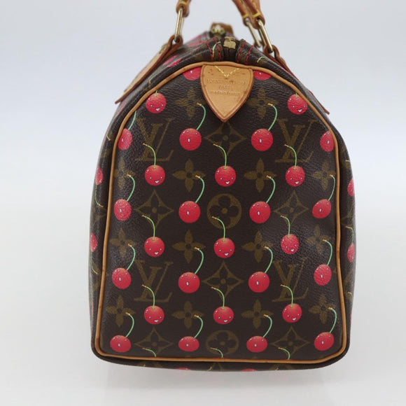 LOUIS VUITTON Monogram Cherry Speedy 25 Hand Bag M95009 LV Auth 157689SAV
