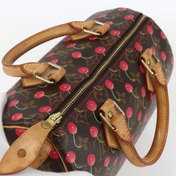 LOUIS VUITTON Monogram Cherry Speedy 25 Hand Bag M95009 LV Auth 157689SAV