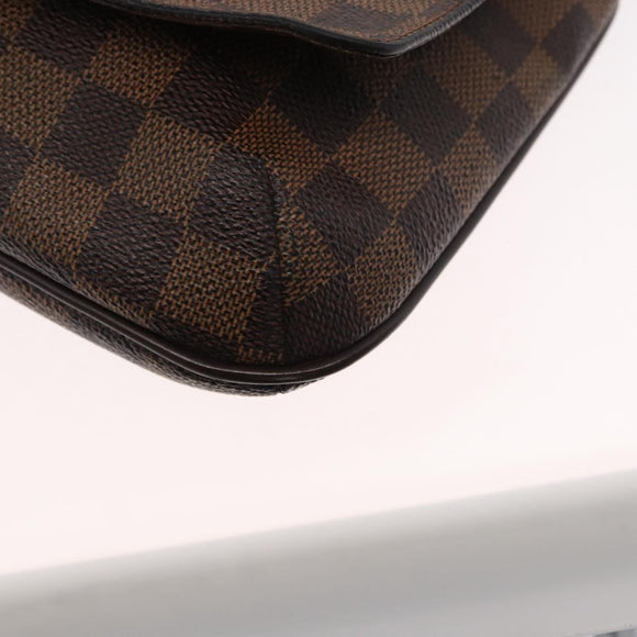 LOUIS VUITTON Damier Ebene Musette Tango Shoulder Bag N51301 LV Auth 157718