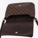 LOUIS VUITTON Damier Ebene Musette Tango Shoulder Bag N51301 LV Auth 157718-17