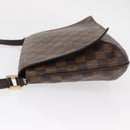 LOUIS VUITTON Damier Ebene Musette Tango Shoulder Bag N51301 LV Auth 157718-4