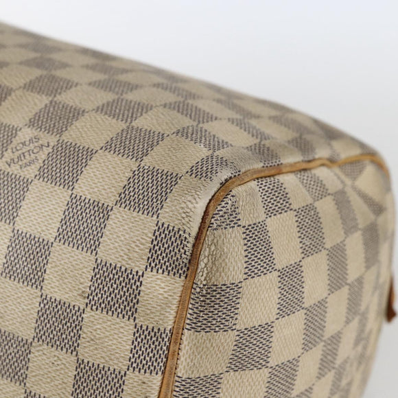 LOUIS VUITTON Damier Azur Speedy 30 Hand Bag N41533 LV Auth 157725