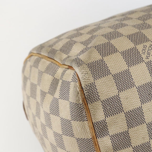 LOUIS VUITTON Damier Azur Speedy 30 Hand Bag N41533 LV Auth 157725