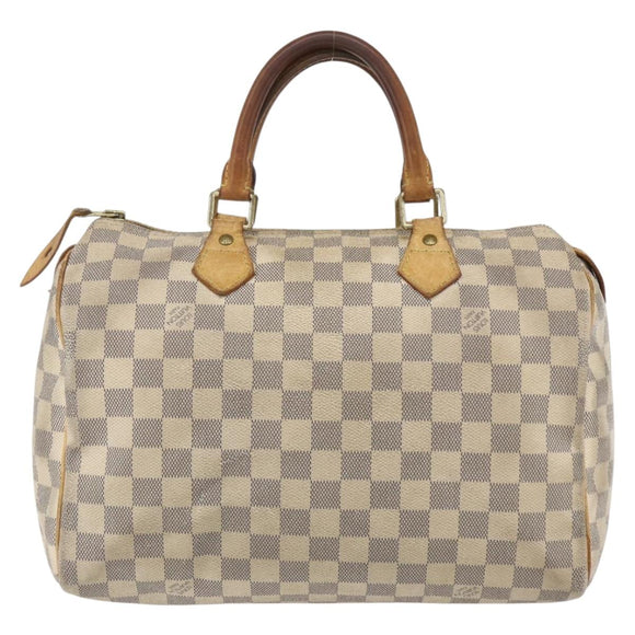LOUIS VUITTON Damier Azur Speedy 30 Hand Bag N41533 LV Auth 157725