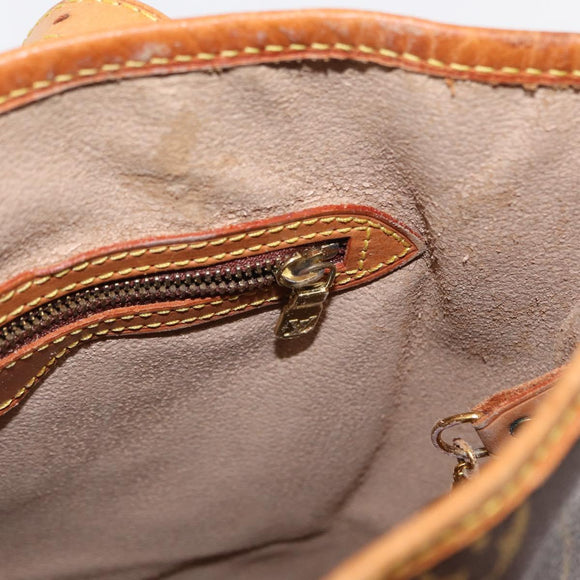 LOUIS VUITTON Monogram Bucket GM Shoulder Bag M42236 LV Auth 157728