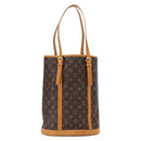 LOUIS VUITTON Monogram Bucket GM Shoulder Bag M42236 LV Auth 157728-1