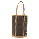 LOUIS VUITTON Monogram Bucket GM Shoulder Bag M42236 LV Auth 157729-13